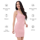Pink Bodycon Dress - ClotheNest