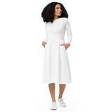 Long Sleeve Midi Dress - ClotheNest