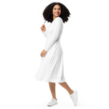 Long Sleeve Midi Dress - ClotheNest