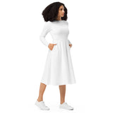 Long Sleeve Midi Dress - ClotheNest