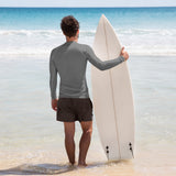 Men's Grey Rash Guard - ClotheNest