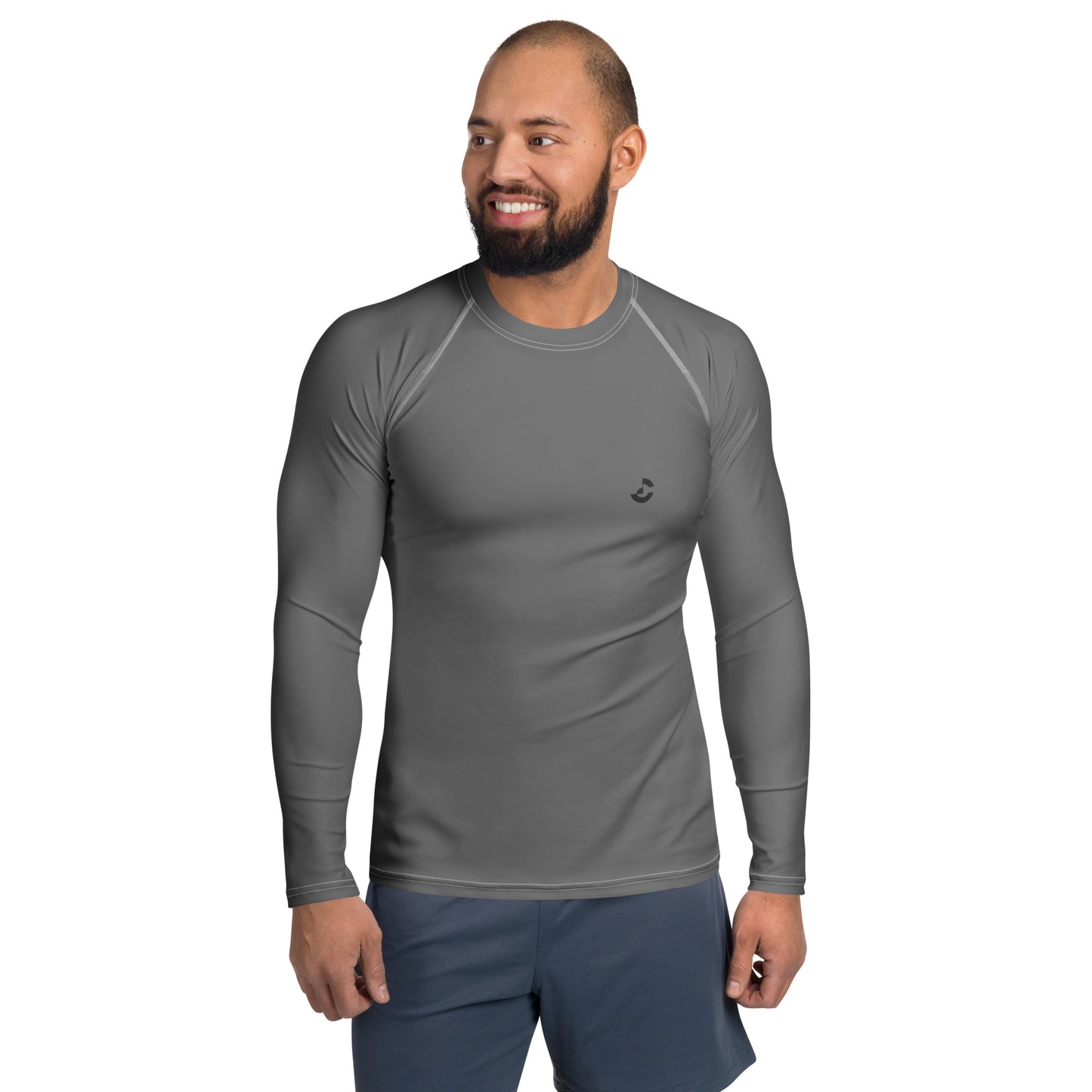 Men's Grey Rash Guard - ClotheNest