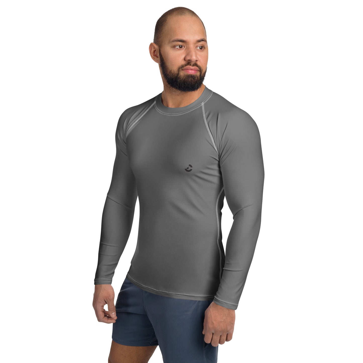 Men's Grey Rash Guard - ClotheNest