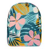 Minimalist Backpack Tropical Flowers - ClotheNest
