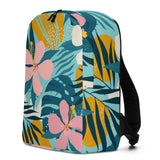 Minimalist Backpack Tropical Flowers - ClotheNest