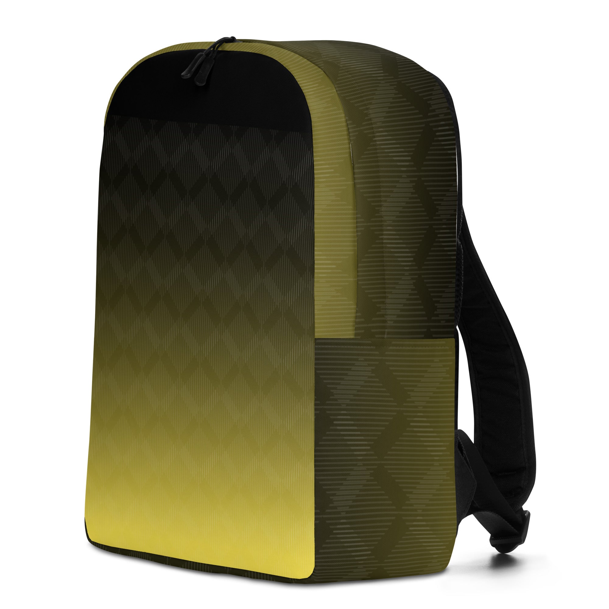 Minimalist Backpack Black & Yellow - ClotheNest