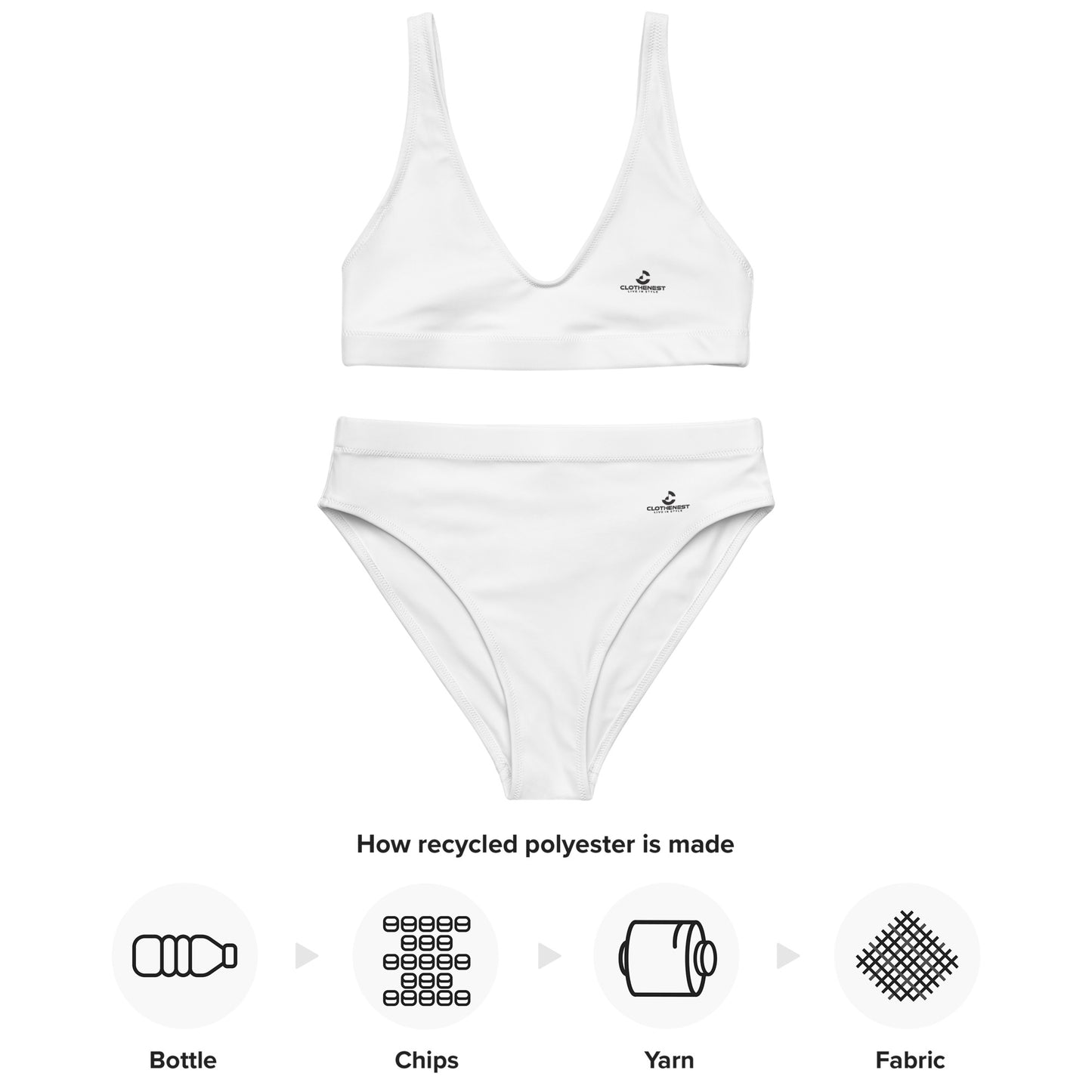 Recycled high - waisted bikini - ClotheNest