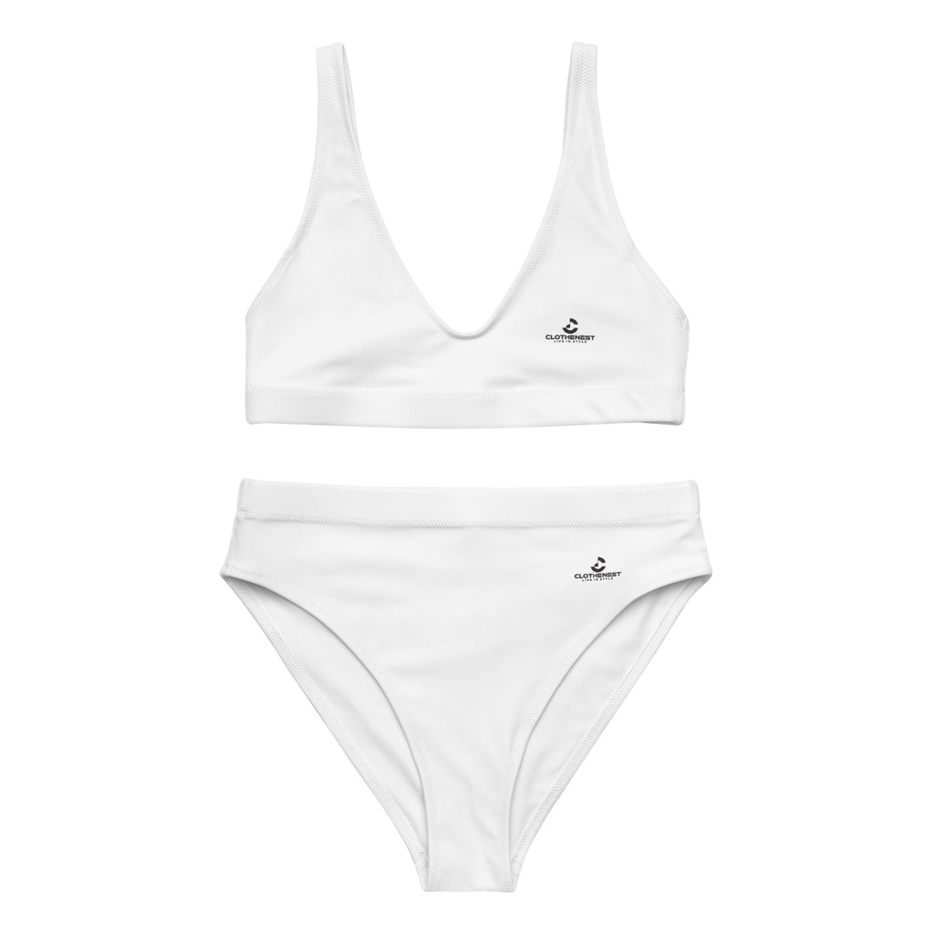 Recycled high-waisted bikini