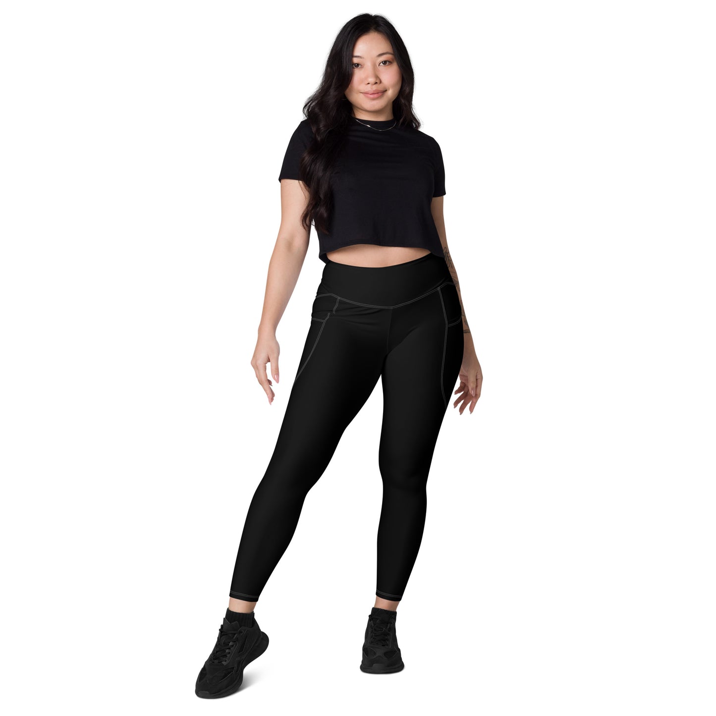 Leggings with pockets Black - ClotheNest