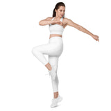 Leggings with pockets White - ClotheNest