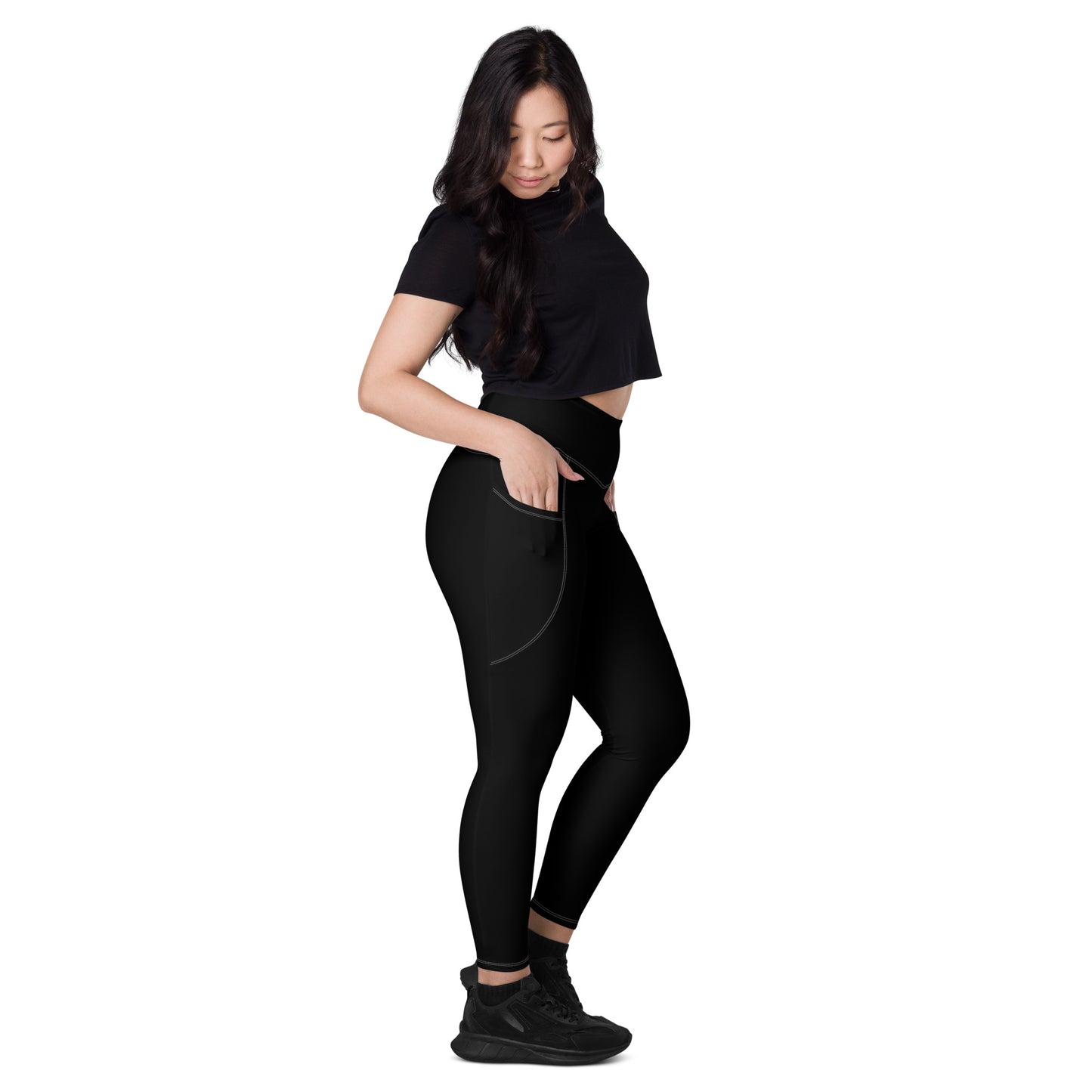 Leggings with pockets Black - ClotheNest
