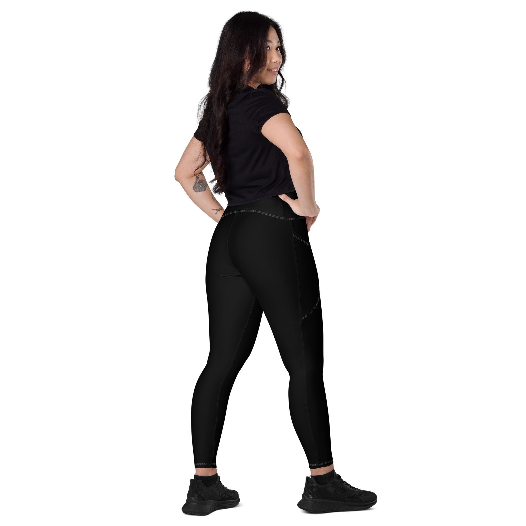 Leggings with pockets Black - ClotheNest