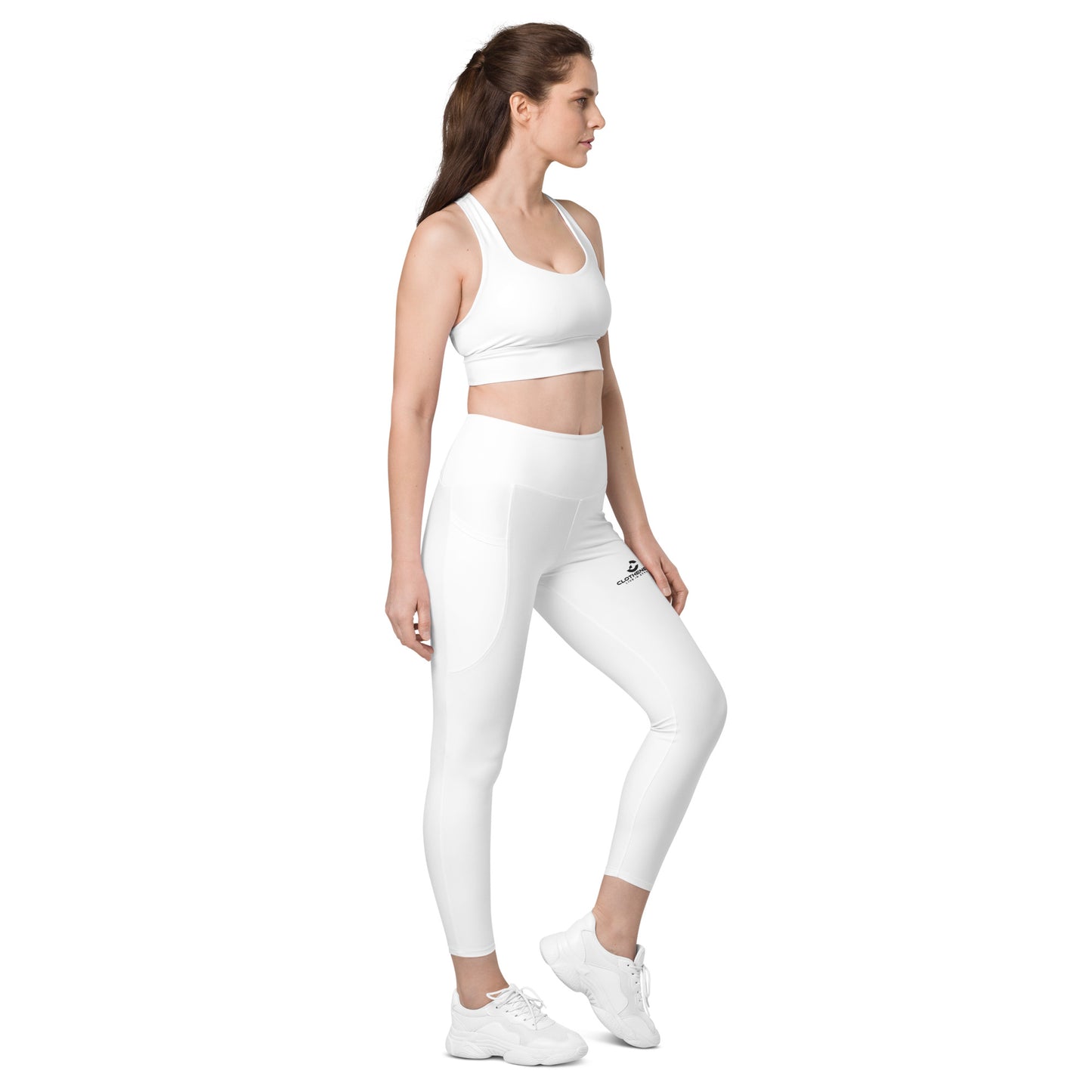 Leggings with pockets White - ClotheNest