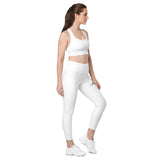 Leggings with pockets White - ClotheNest