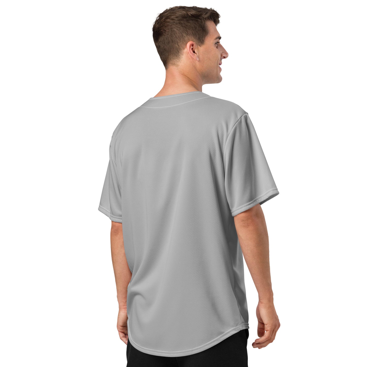 Recycled Baseball Jersey Silver - ClotheNest