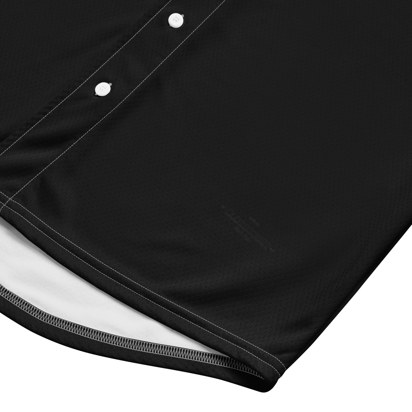Recycled Baseball Jersey Black - ClotheNest
