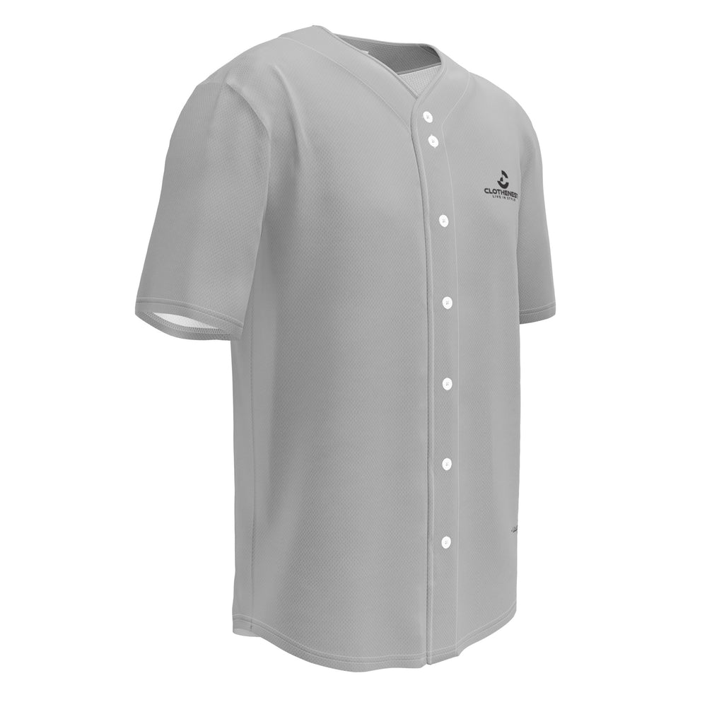 Recycled baseball jersey silver