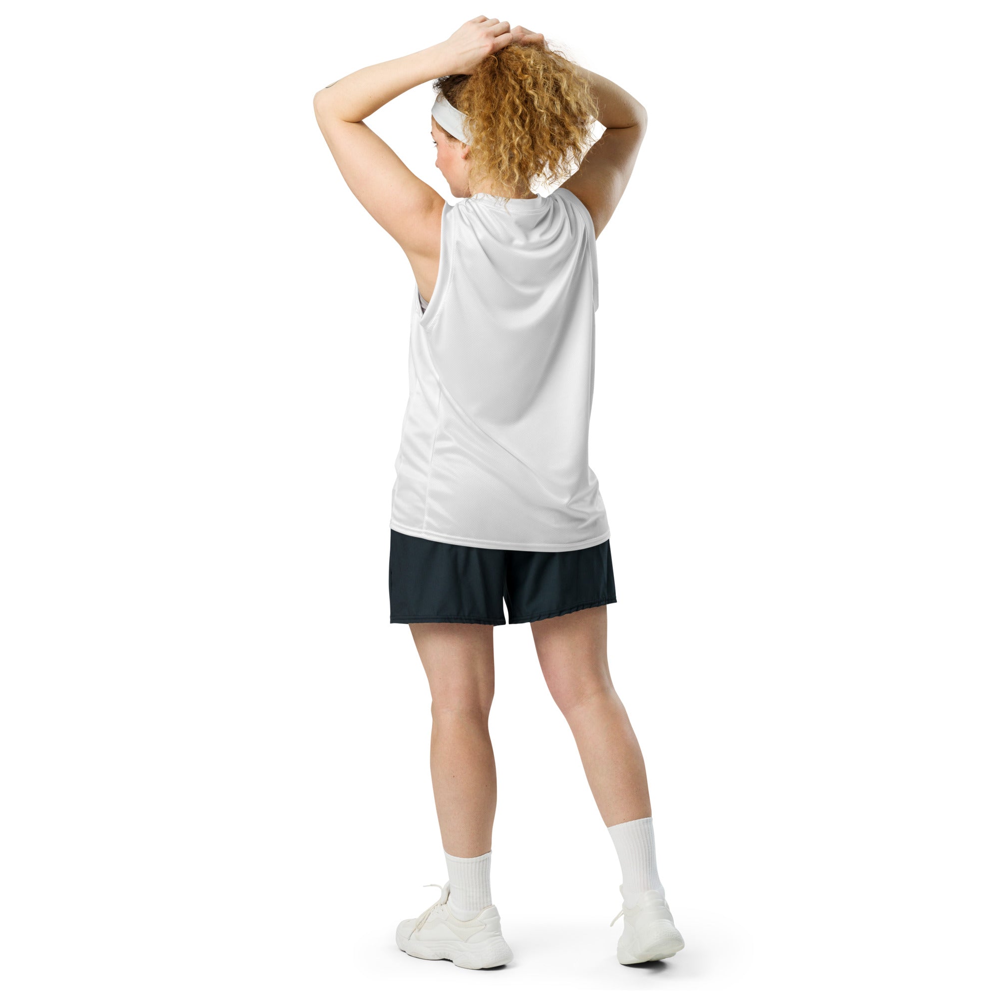Unisex White Basketball Jersey - ClotheNest