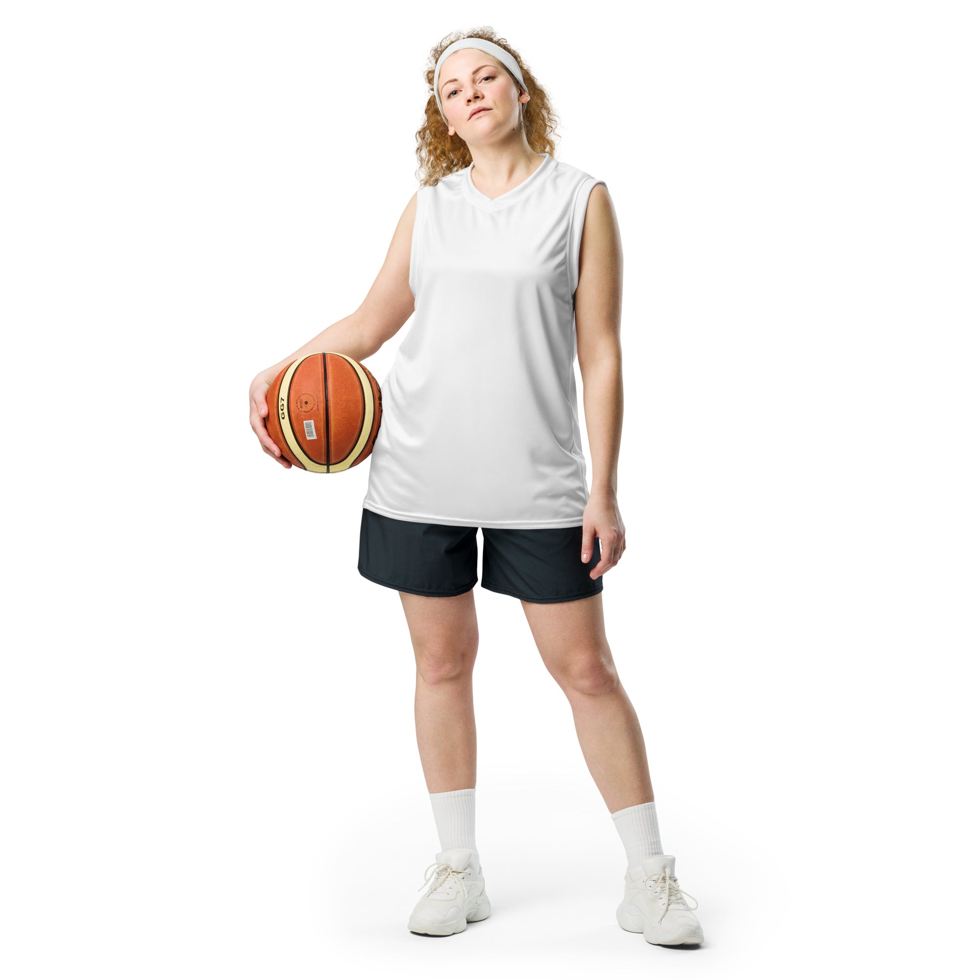Unisex White Basketball Jersey - ClotheNest