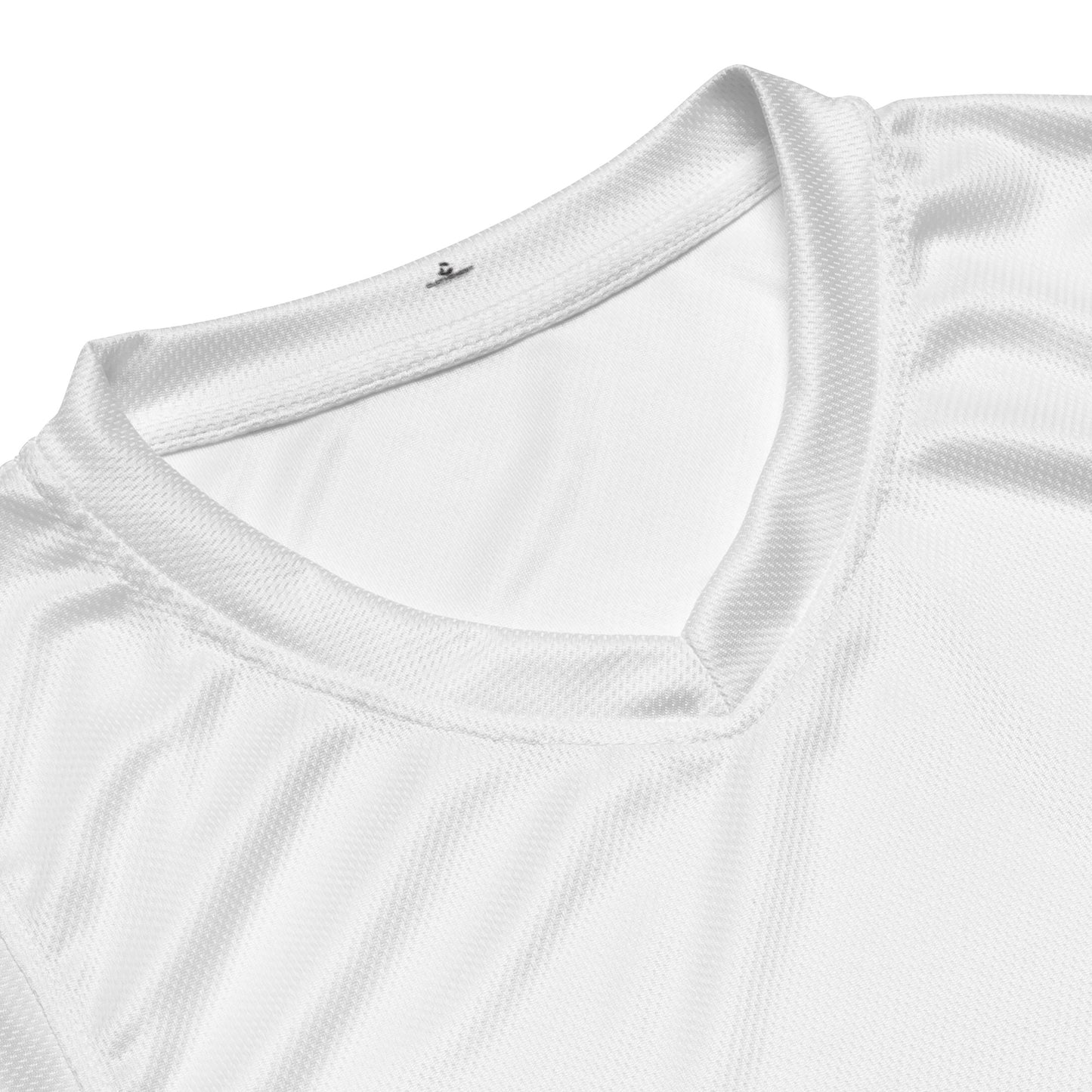 Unisex White Basketball Jersey - ClotheNest