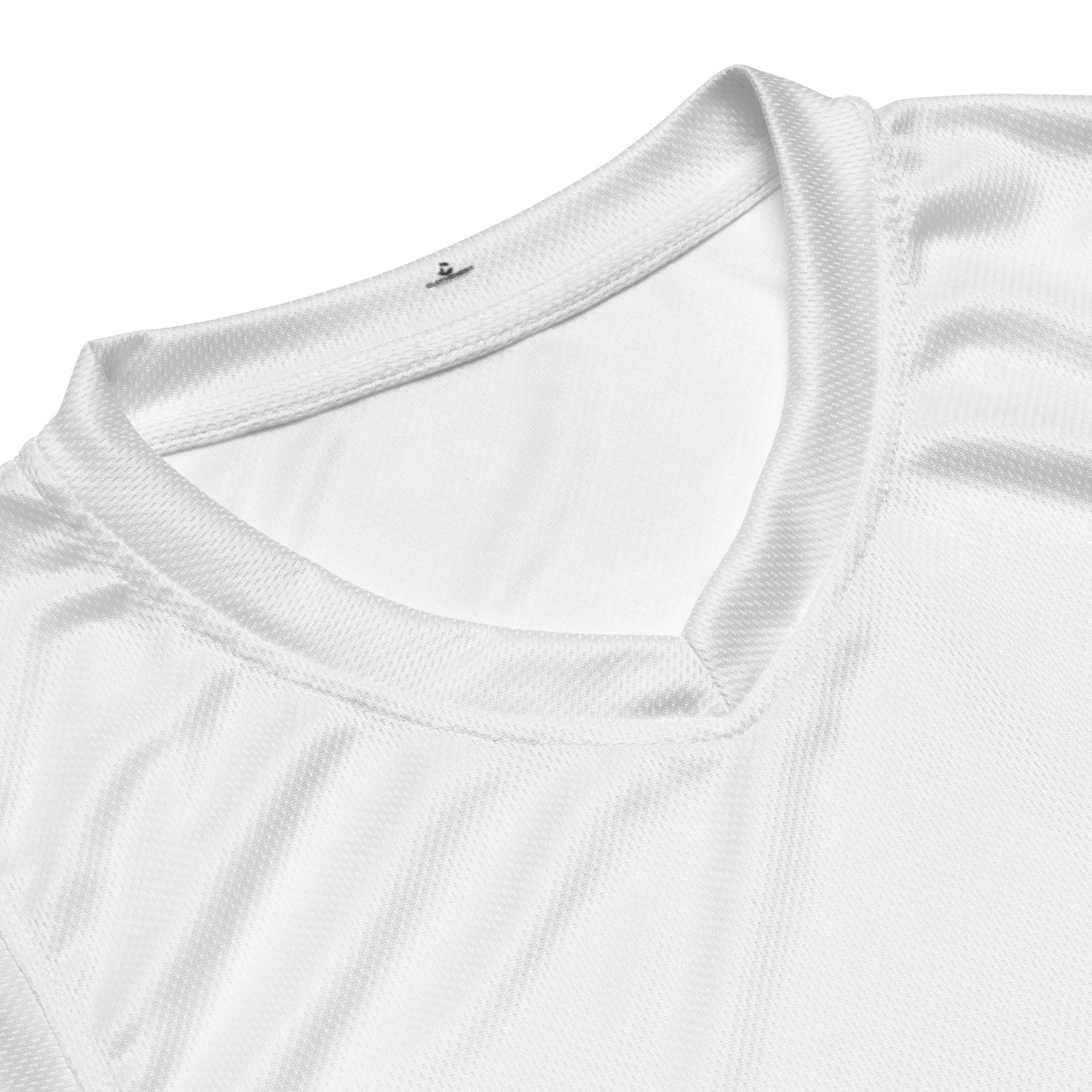 Unisex White Basketball Jersey - ClotheNest