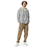 Unisex Silver Zip Hoodie - ClotheNest