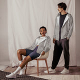 Unisex Silver Zip Hoodie - ClotheNest
