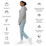 Unisex Silver Zip Hoodie - ClotheNest