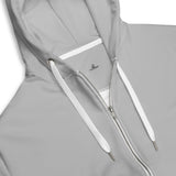 Unisex Silver Zip Hoodie - ClotheNest