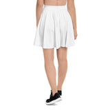White Skater Skirt White - ClotheNest