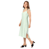 Honeydew Tie - Strap Midi Dress - ClotheNest