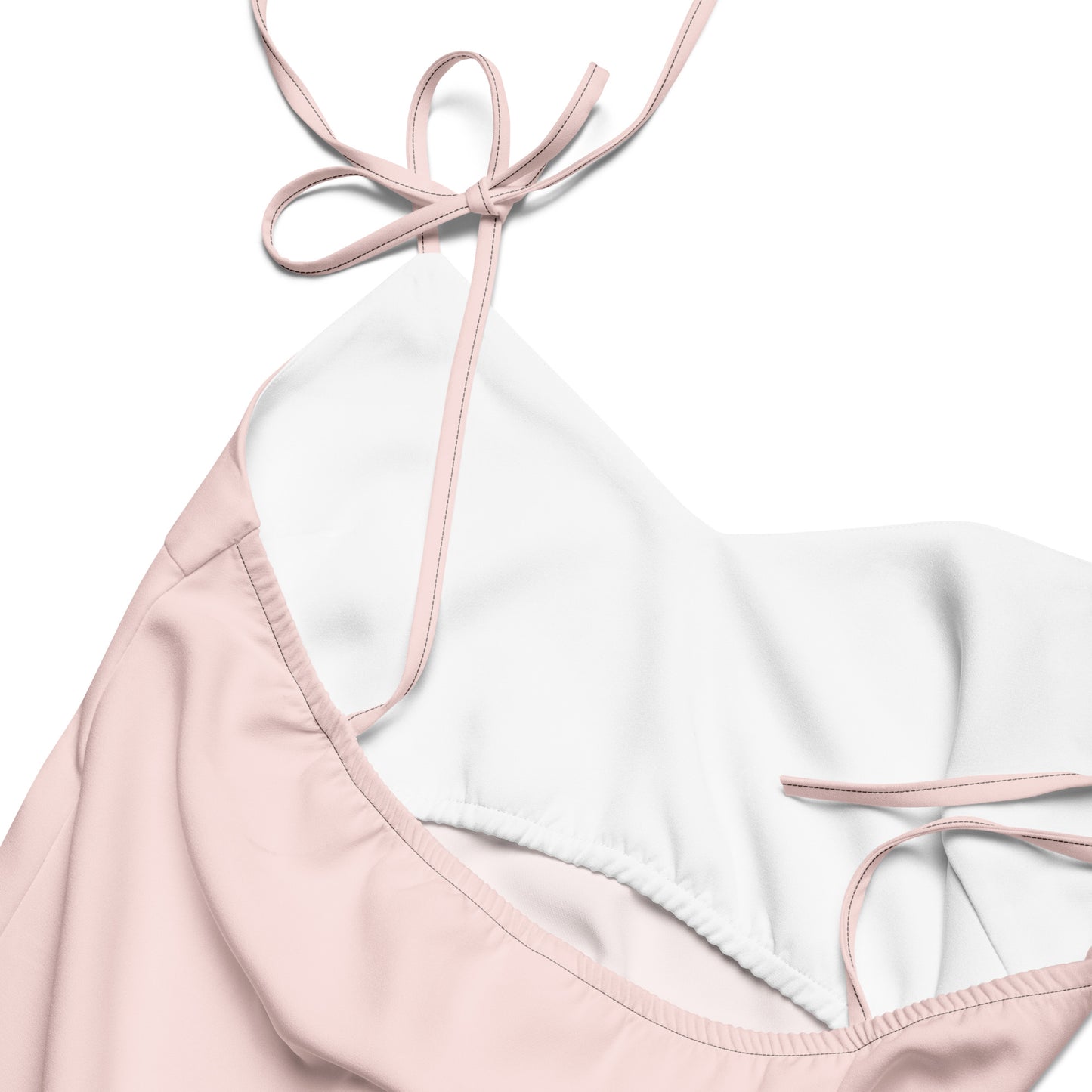 Misty Rose Tie - Strap Midi Dress - ClotheNest