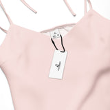 Misty Rose Tie - Strap Midi Dress - ClotheNest