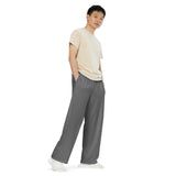 Unisex wide - leg pants Grey - ClotheNest
