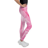 Youth Leggings - Pink PalmTree - ClotheNest