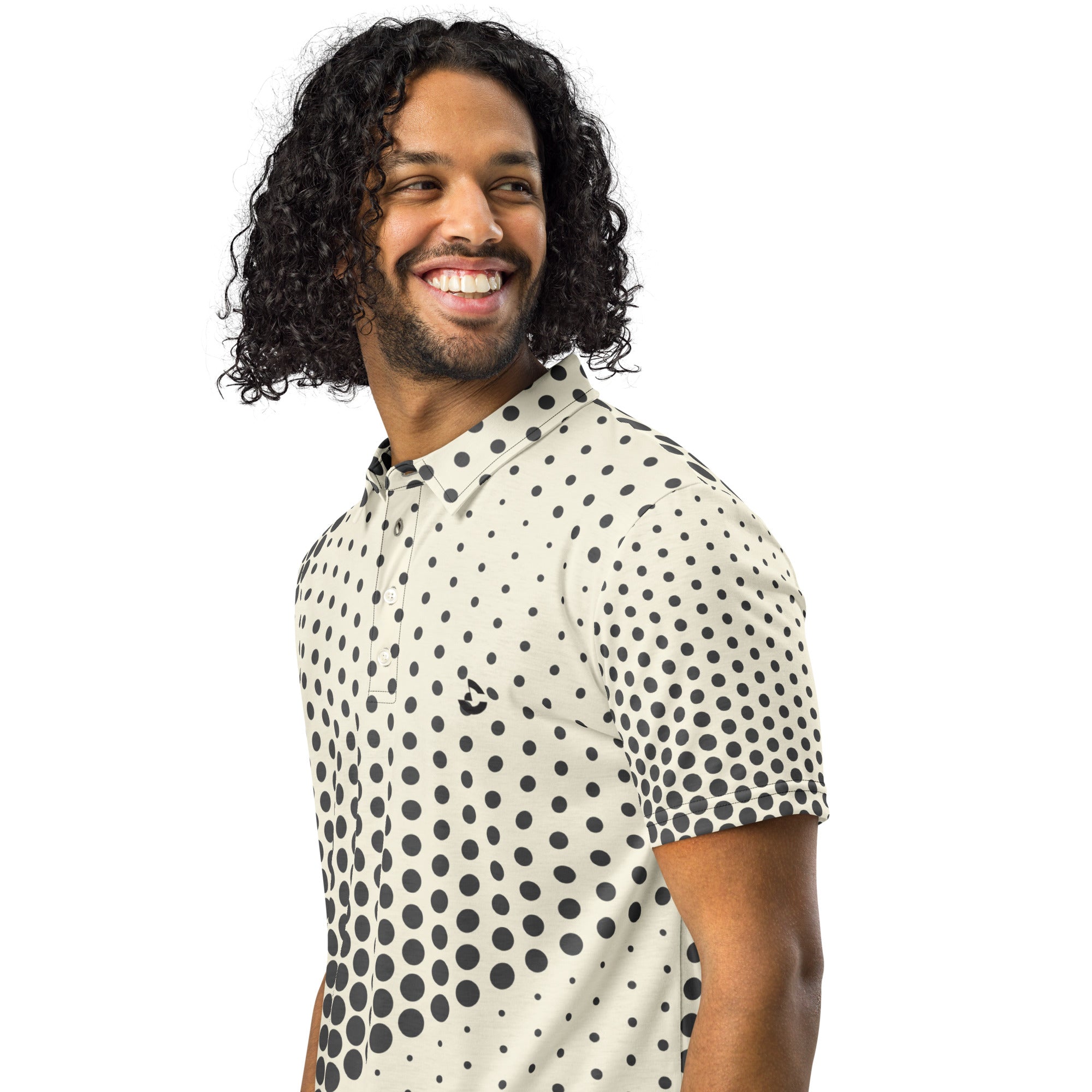 Men’s Slim Fit Polo Seamless Rhombus - ClotheNest