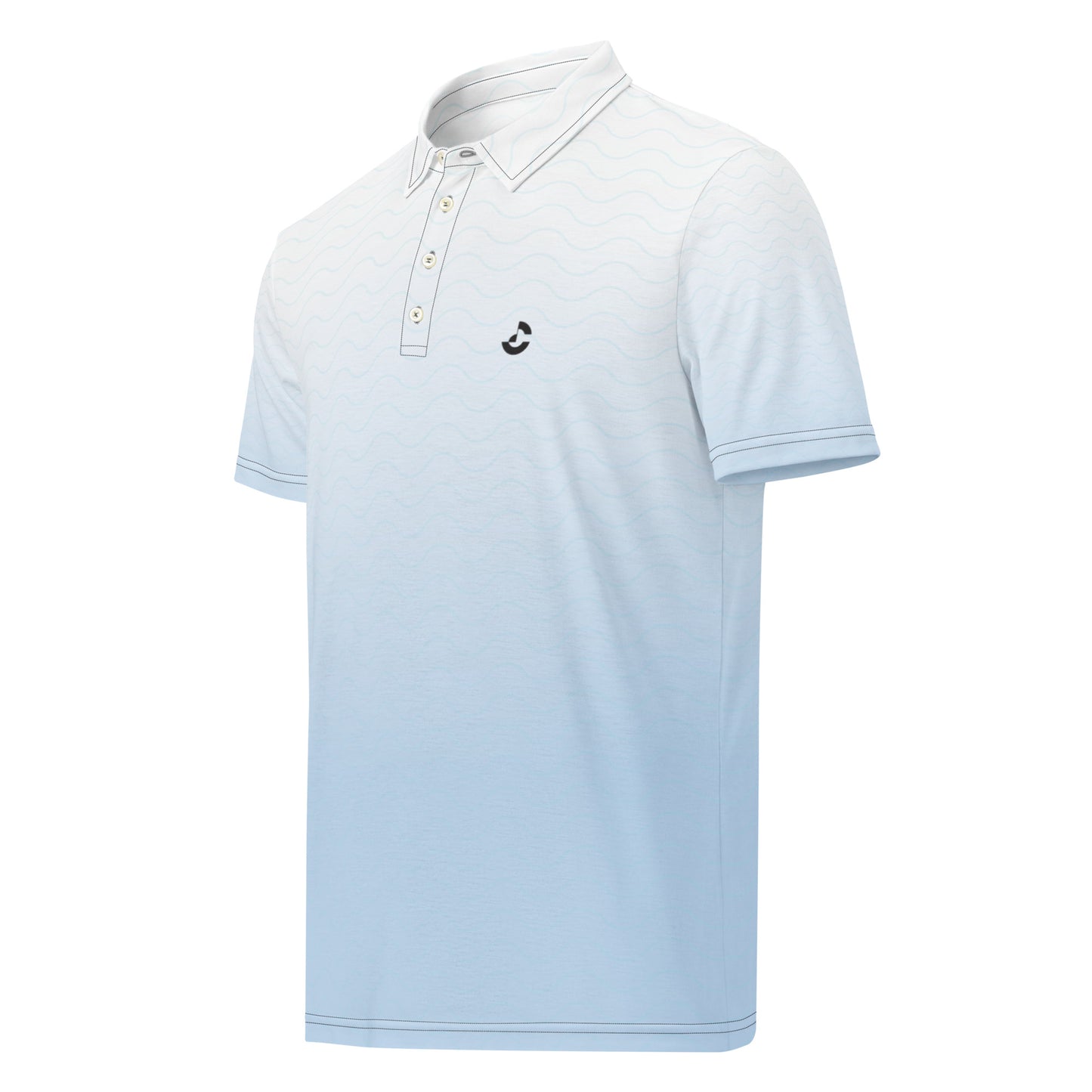 Men’s Slim Fit Gradient 3 Polo Shirt - ClotheNest