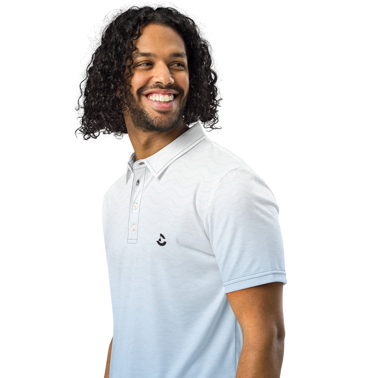 Men’s Slim Fit Gradient 3 Polo Shirt - ClotheNest