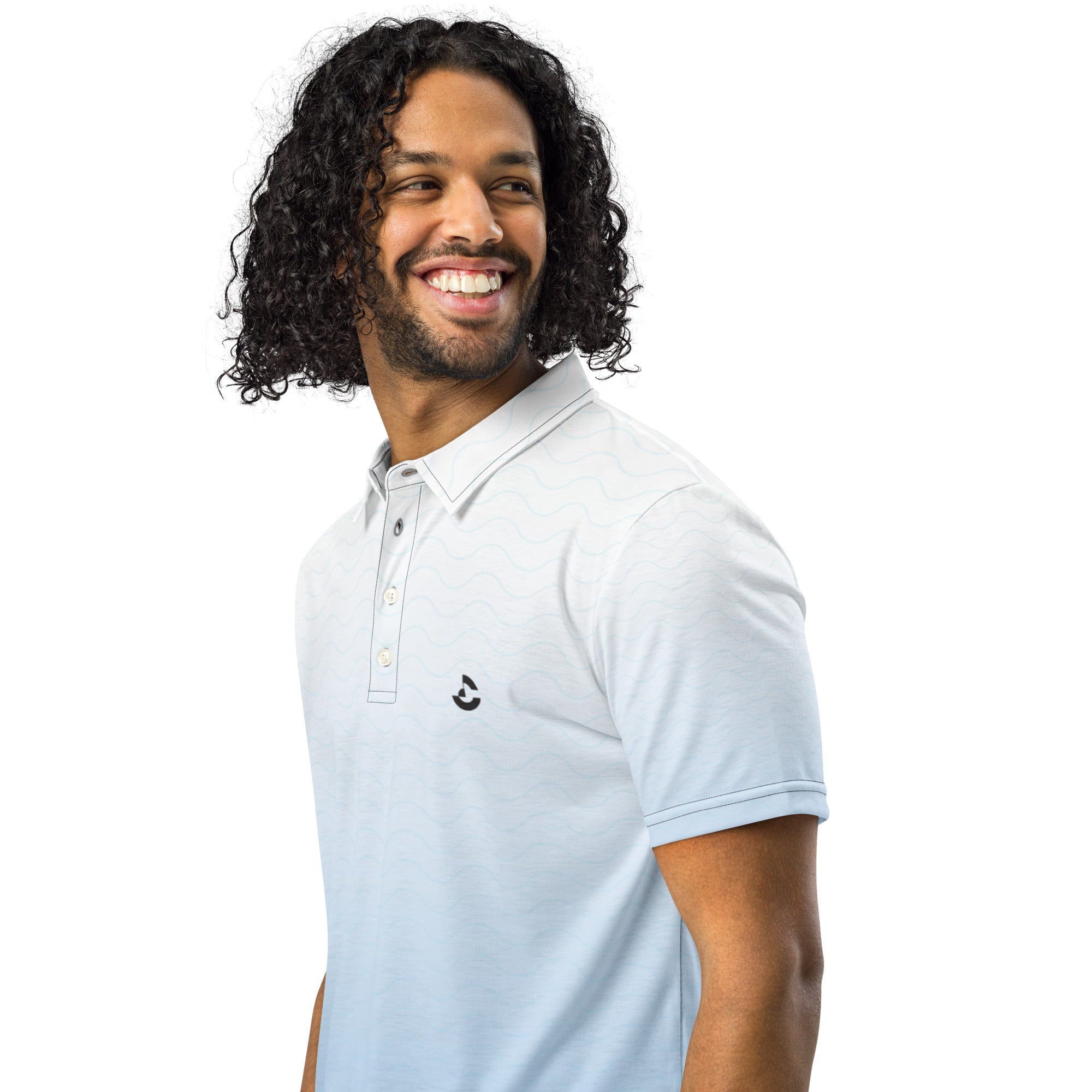 Men’s Slim Fit Gradient 3 Polo Shirt - ClotheNest