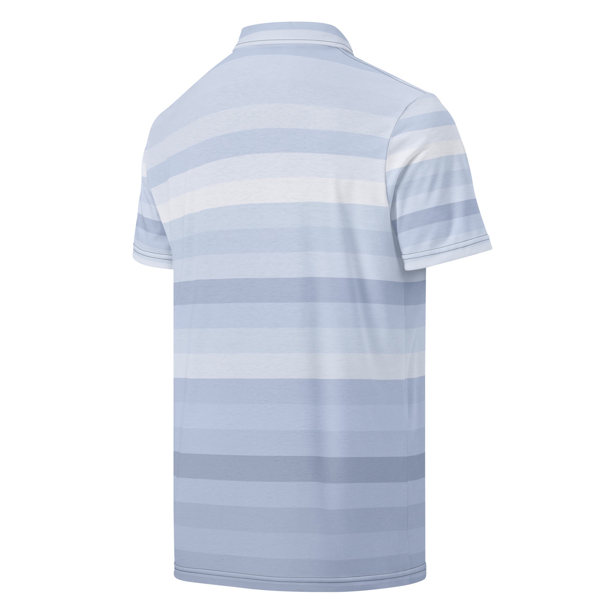 Men’s Slim Fit Polo Blue Striped - ClotheNest