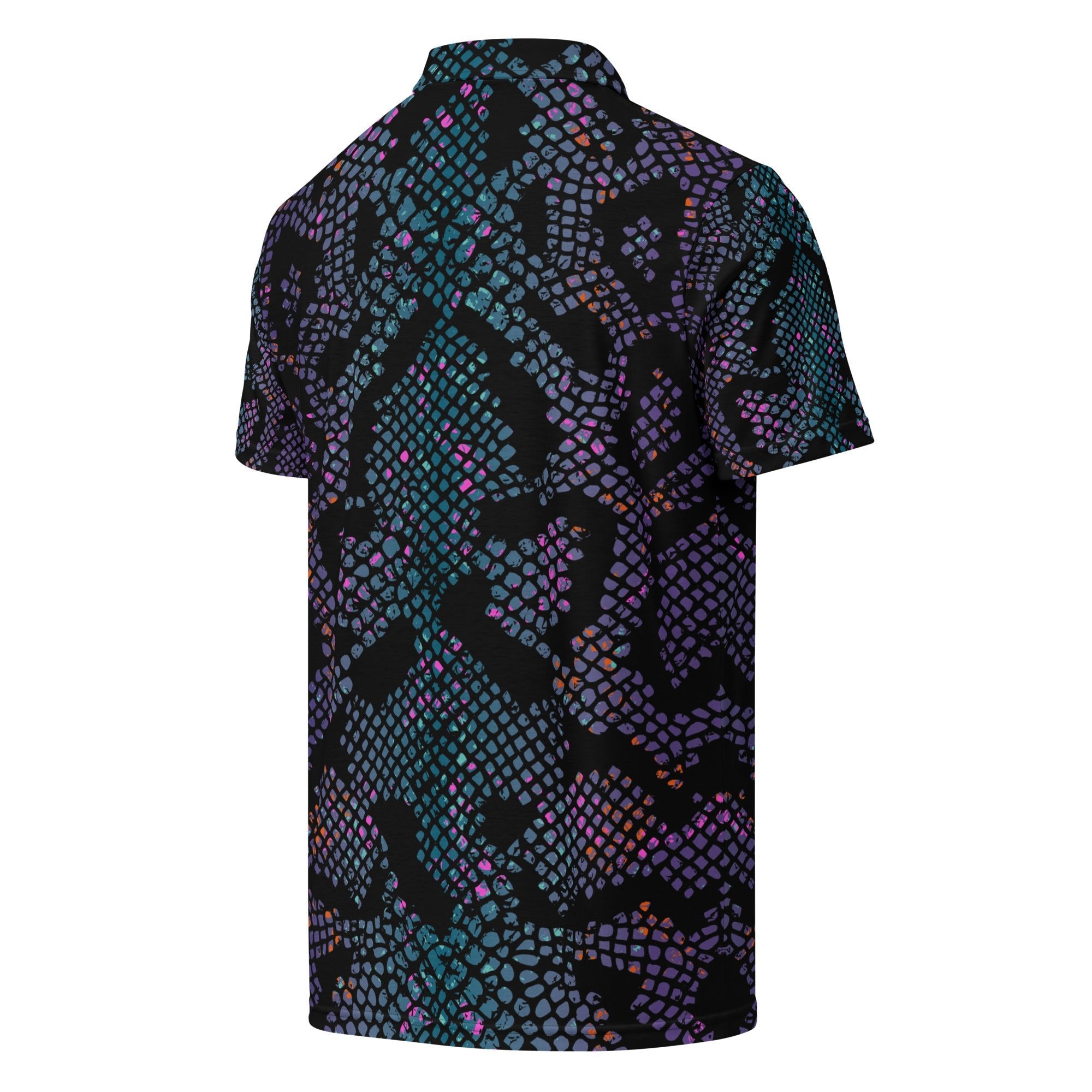 Men’s Slim Fit Polo Snake Skin - ClotheNest