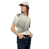 Men’s Slim Fit Polo Seamless Rhombus - ClotheNest