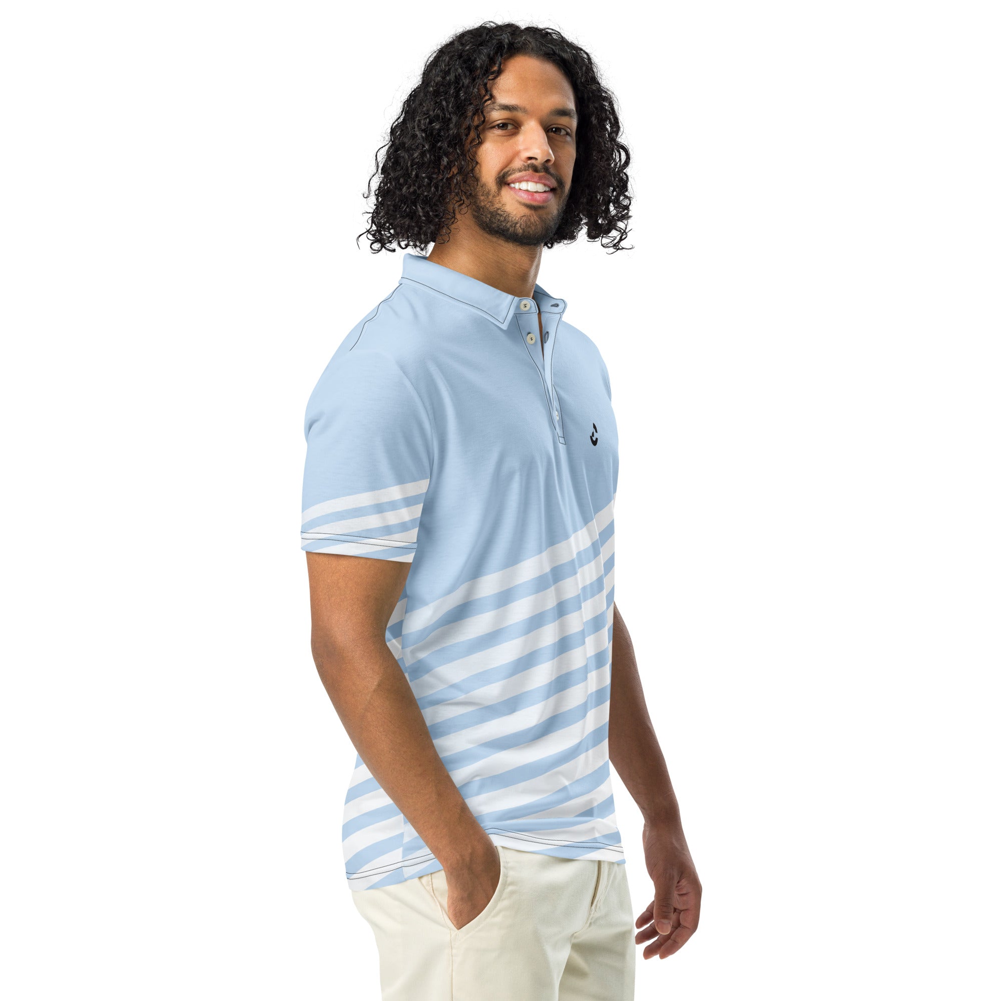 Men’s Slim Fit Abstract 106 Polo Shirt - ClotheNest