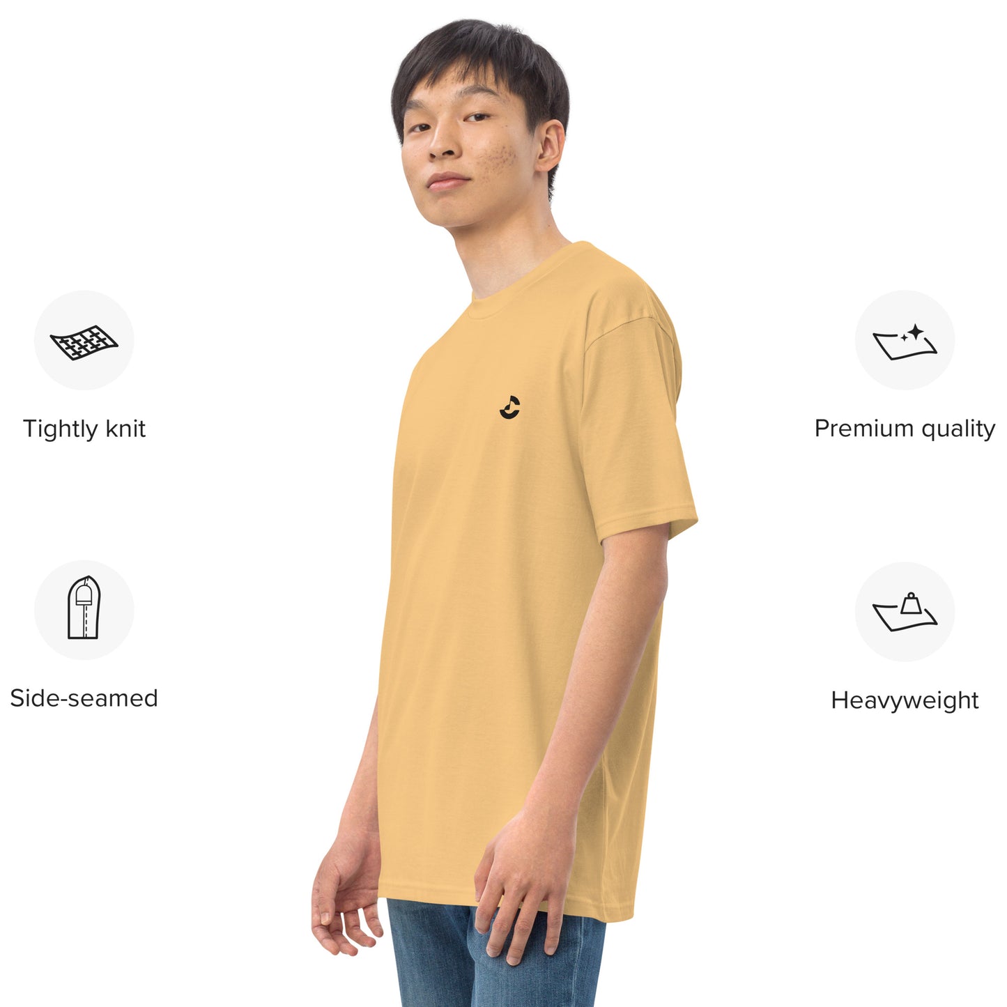 Men’s premium heavyweight tee - ClotheNest