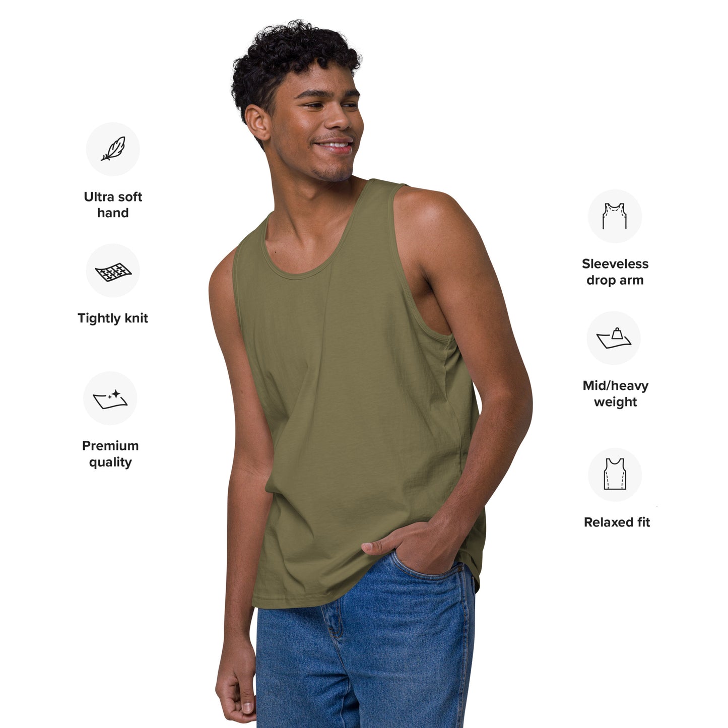 Men's Premium Tank Top - ClotheNest