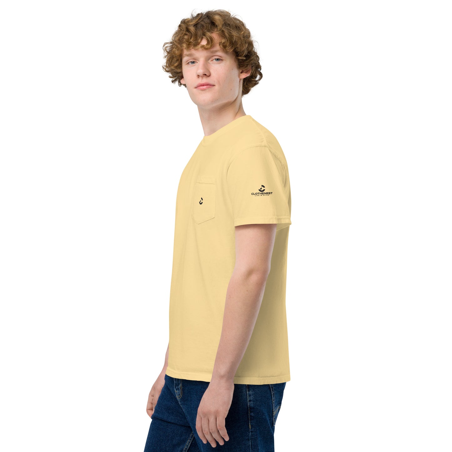 Unisex Garment - dyed pocket T-Shirt - ClotheNest