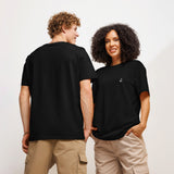 Unisex Organic Ribbed Neck T-Shirt - ClotheNest