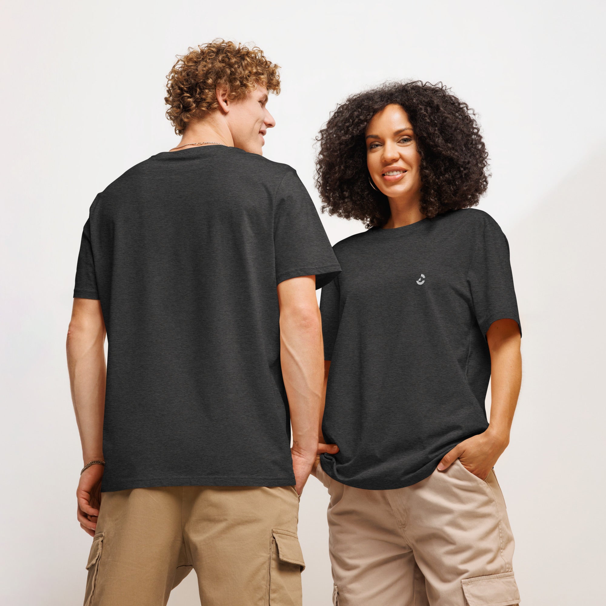 Unisex Organic Ribbed Neck T-Shirt - ClotheNest
