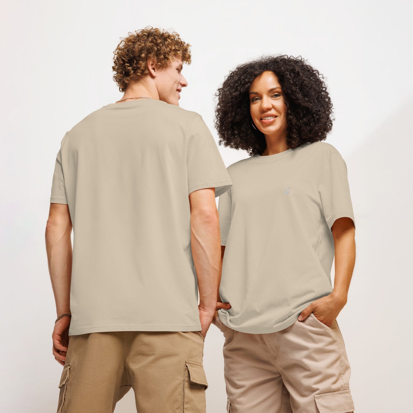 Unisex Organic Ribbed Neck T-Shirt - ClotheNest