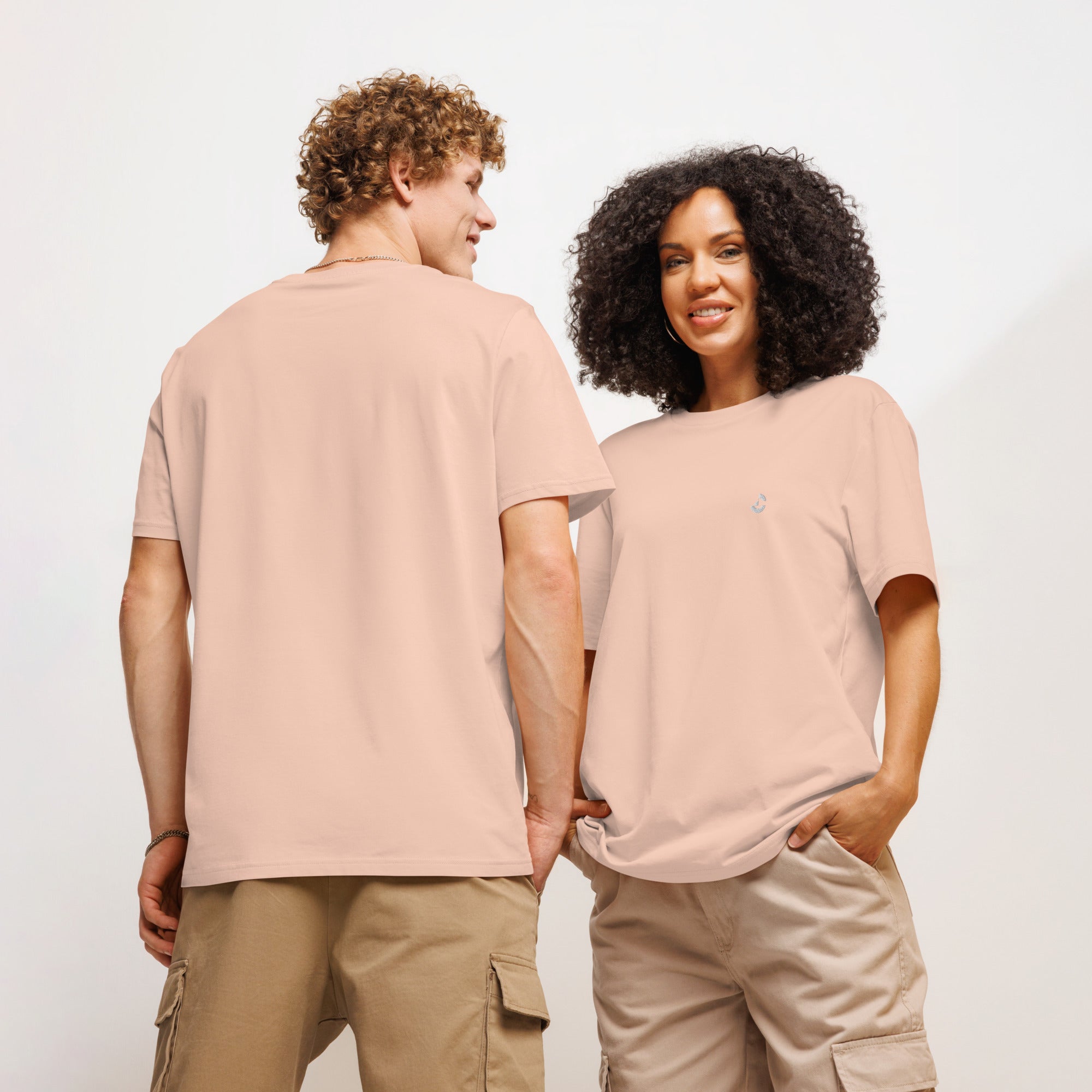 Unisex Organic Ribbed Neck T-Shirt - ClotheNest